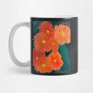 Orange Gum Flowers: Summer Days by Leah Gay Mug